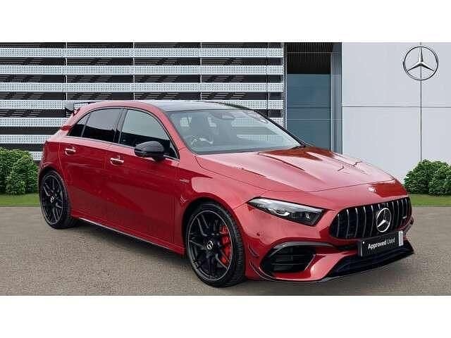 Red Used 2024 Mercedes A45 AMG Hatchback | £48,990 (Fair price) - Image 1/4