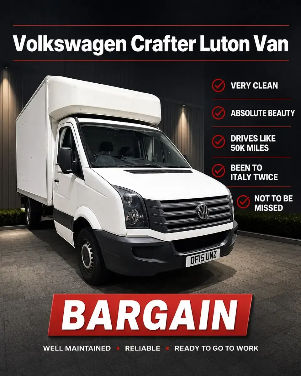 Used VW Crafter 136 HP (100 kW) 2015 White Van