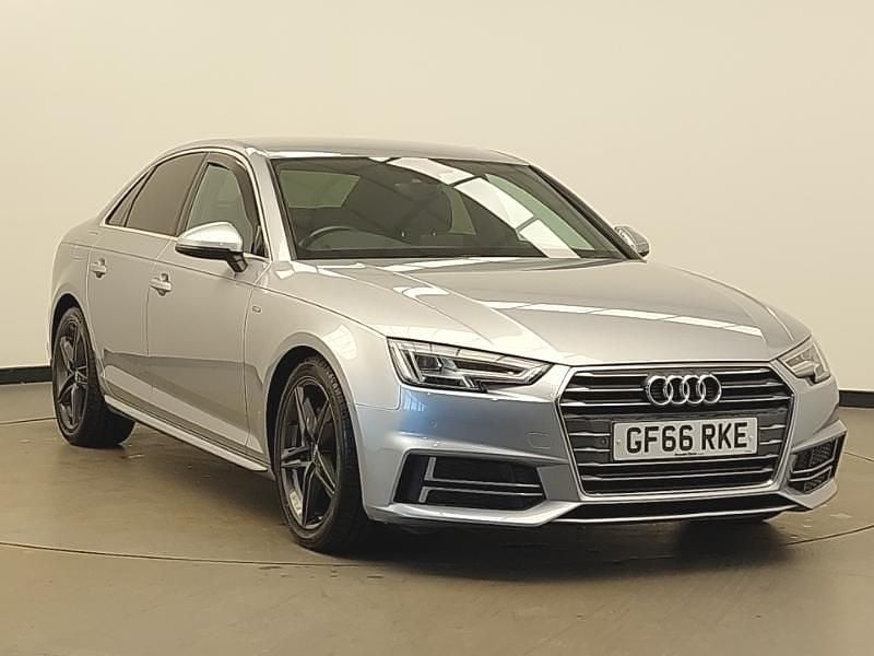 Silver Used 2016 Audi A4 S-Line Sedan | £13,498 (Fair price) - Image 1/4