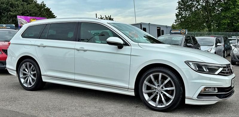 White Used 2016 VW Passat R-line Estate | £7,295 (Expensive) - Image 1/4