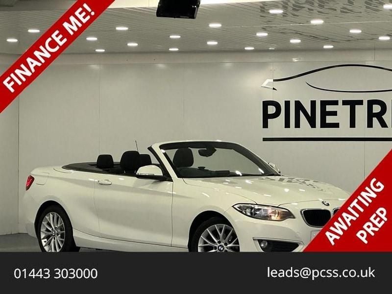 Used BMW 218 Impressive 136 HP (100 kW) 2015 White Cabriolet