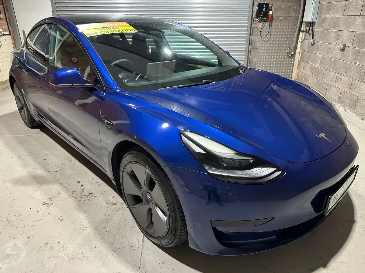 Used Tesla Model 3 Standard Range 366 kW (498 HP) 2022 Blue Sedan