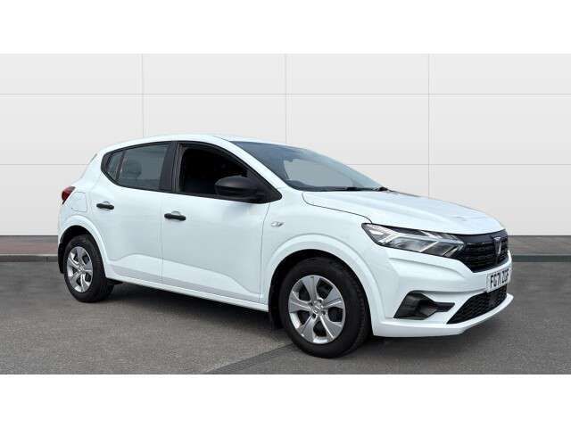 White Used 2021 Dacia Sandero Essentiel Hatchback | £9,177 (Fair price) - Image 1/4
