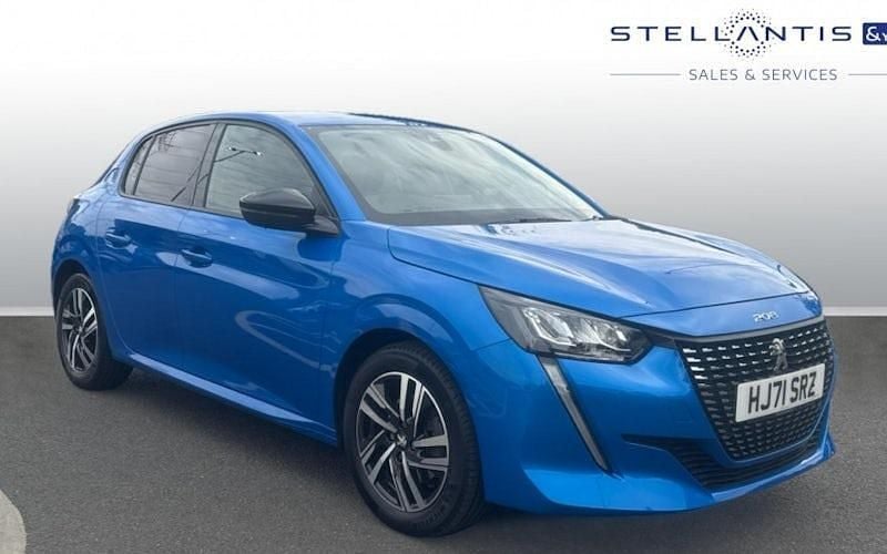 Blue Used 2022 Peugeot 208 Allure Premium Hatchback | £12,321 (Fair price) - Image 1/4
