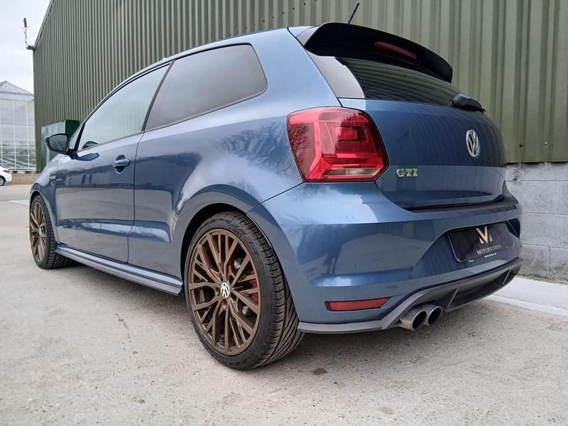 Used VW Polo GTI 189 HP (139 kW) 2015 Blue Hatchback