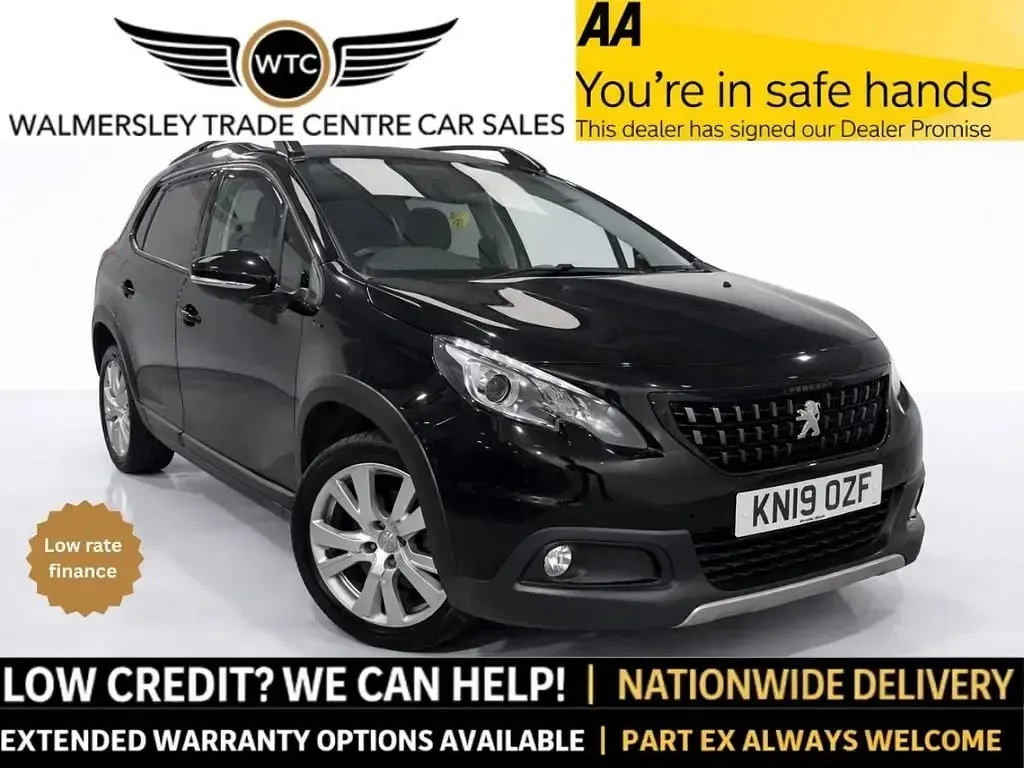 Second-hand Peugeot 2008 GT-line 100 CP (73 kW) 2019 Negru SUV