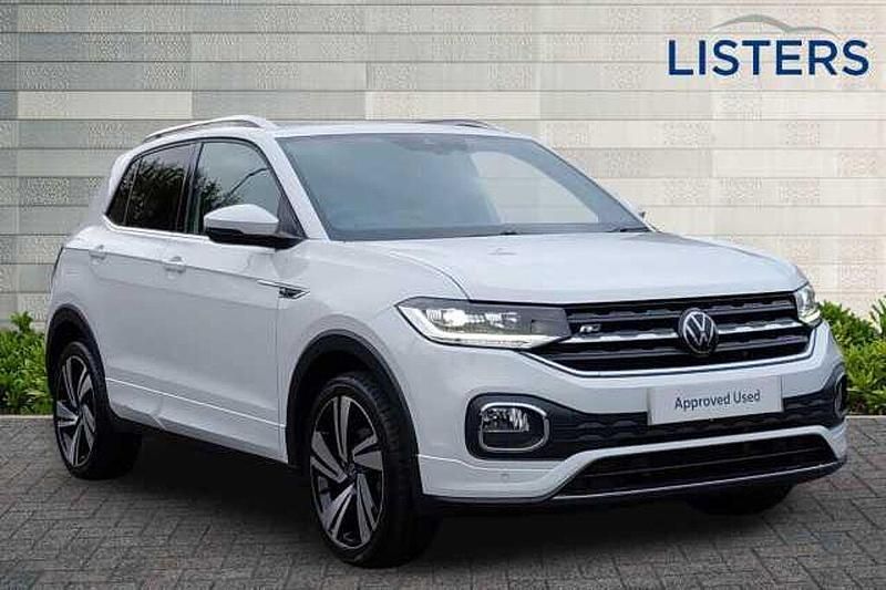 White Used 2023 VW T-Cross R-line SUV | £22,985 (Fair price) - Image 1/4