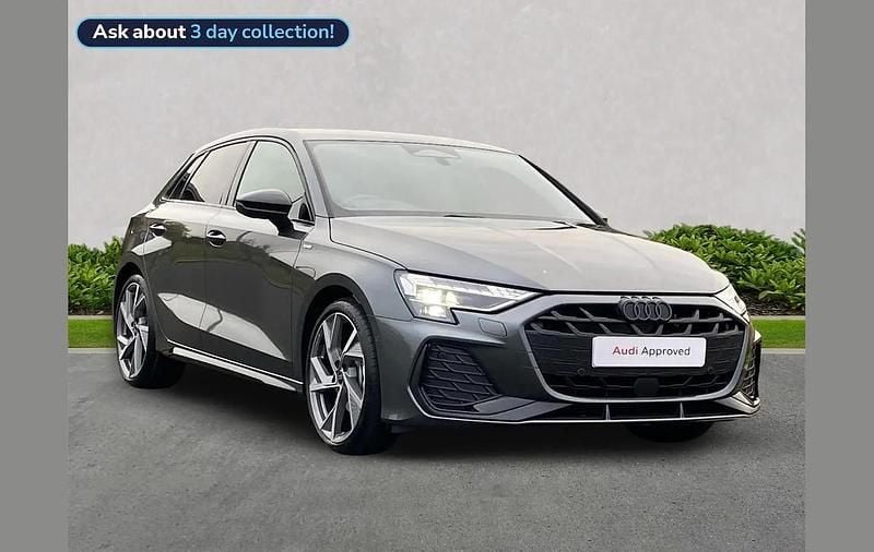 New Audi A3 Black Edition 147 HP (108 kW) 2025 Grey Hatchback