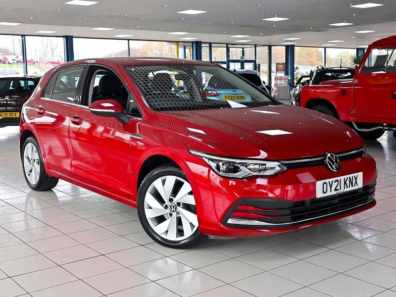 Kings red Used 2021 VW Golf VIII Style Hatchback | £17,289 (Fair price) - Image 1/4