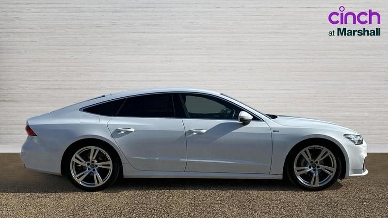 Used Audi A7 S-Line 204 HP (150 kW) 2019 White Sedan