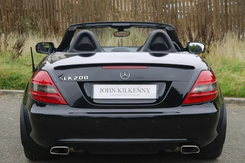 Used Mercedes SLK200 184 HP (135 kW) 2009 Black Cabriolet