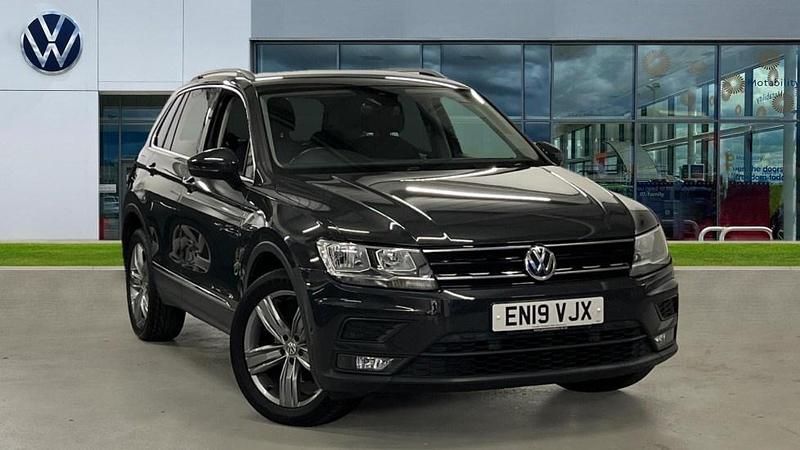 Urano grey Used 2019 VW Tiguan Match SUV | £19,306 (Fair price) - Image 1/4