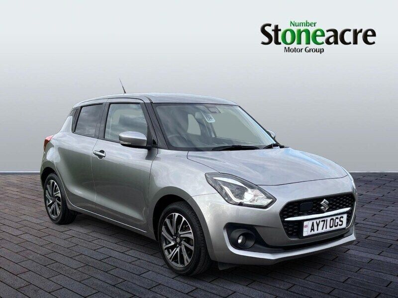 Silver Used 2022 Suzuki Swift SZ5 Hatchback | £14,795 (Fair price) - Image 1/4