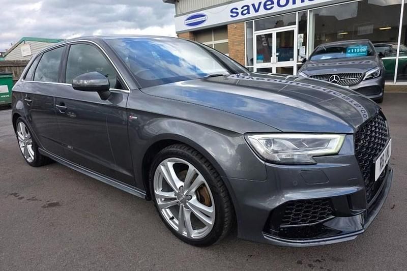 Used Audi A3 S-Line 150 HP (110 kW) 2017 Grey Hatchback