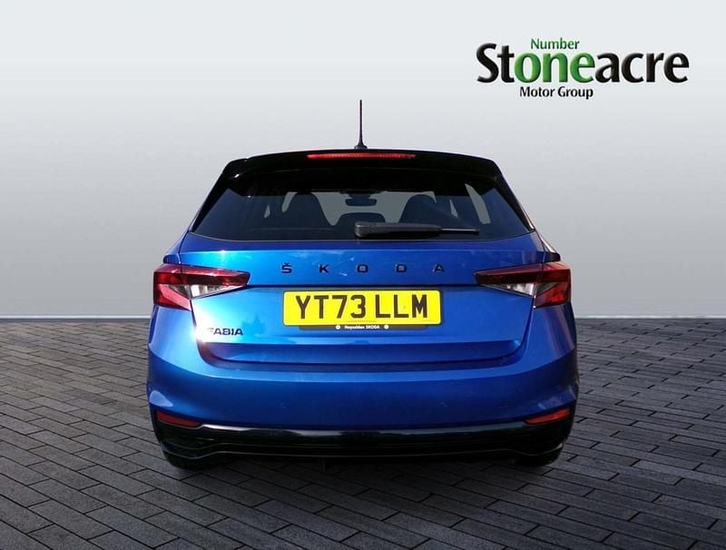 Used Skoda Fabia Monte Carlo 110 HP (80 kW) 2023 Blue Hatchback