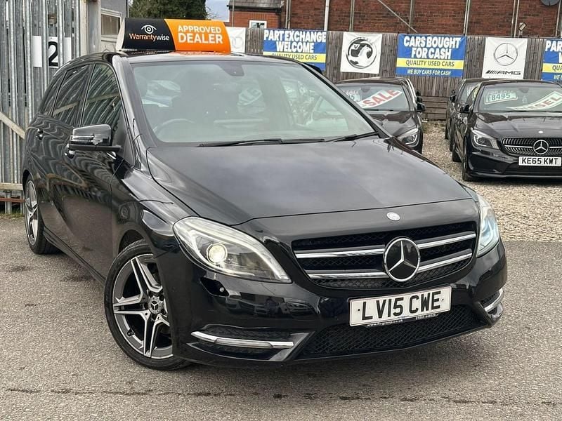 Used Mercedes B180 109 HP (80 kW) 2015 Black MPV