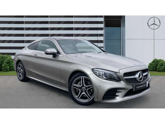 Silver Used 2021 Mercedes C200 AMG Line Premium Coupe | £24,627 (Fair price) - Image 1/4