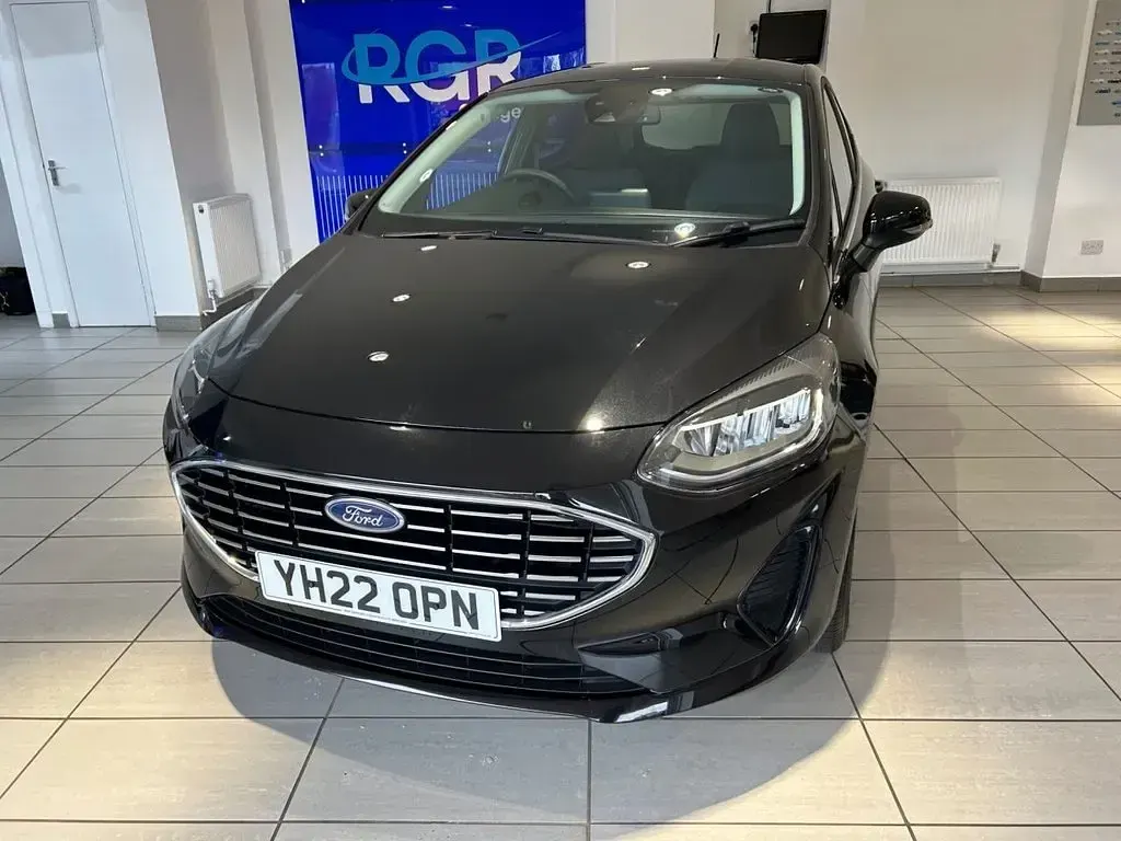 Used Ford Fiesta Titanium 123 HP (90 kW) 2022 Black Hatchback