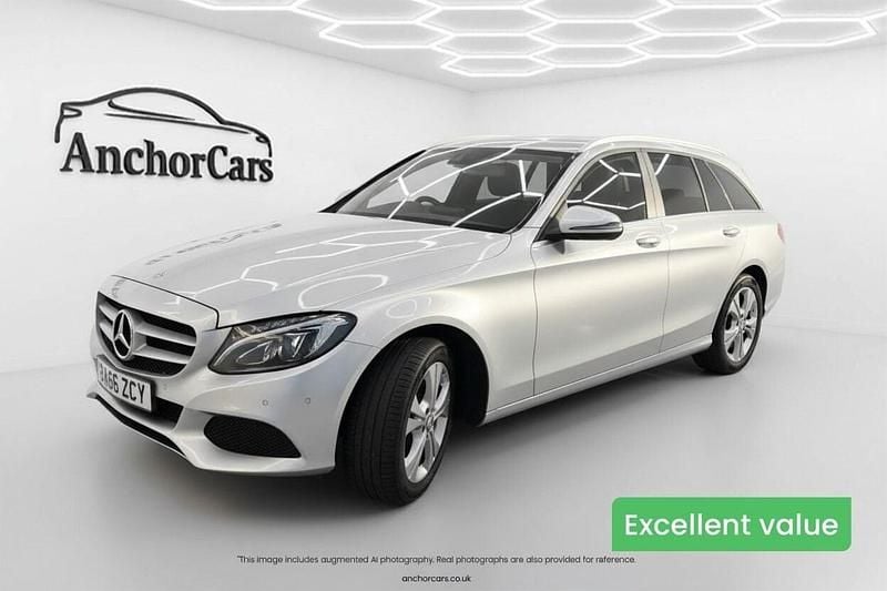 Silver Used 2016 Mercedes C200 Executive Estate | £13,495 (Fair price) - Image 1/1