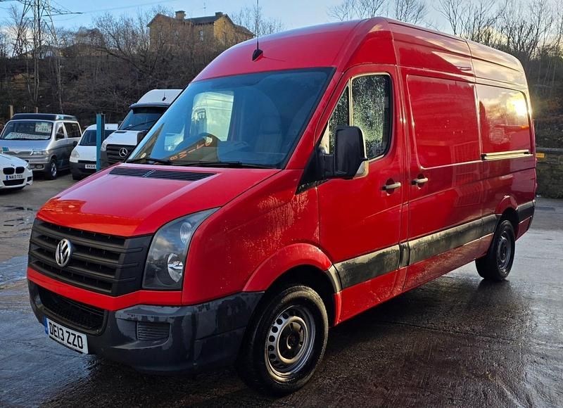 Used VW Crafter 136 HP (100 kW) 2013 Red Van