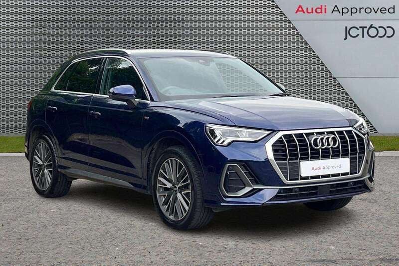 Blue Used 2024 Audi Q3 S-Line SUV | £34,471 (Fair price) - Image 1/4