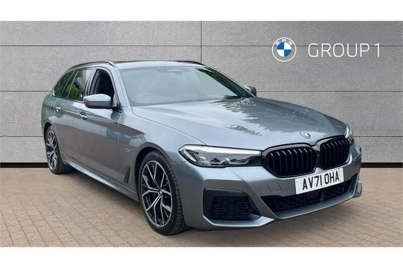Blue Used 2021 BMW 530e M Sport Estate | £23,495 (Fair price) - Image 1/4