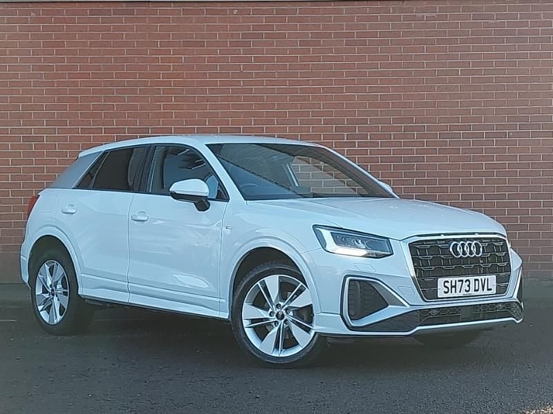 White Used 2023 Audi Q2 S-Line SUV | £22,498 (Fair price) - Image 1/4