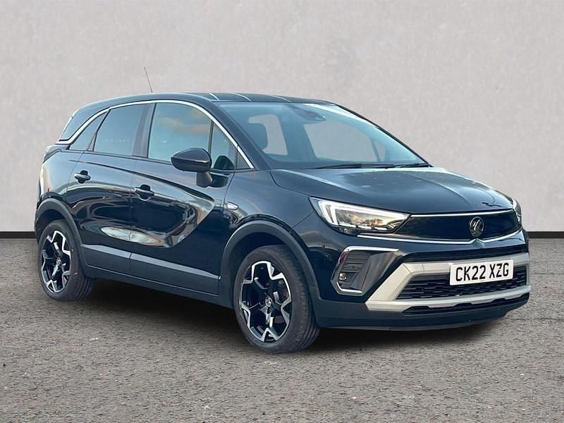 Used Vauxhall Crossland Elite 110 HP (80 kW) 2022 Black SUV