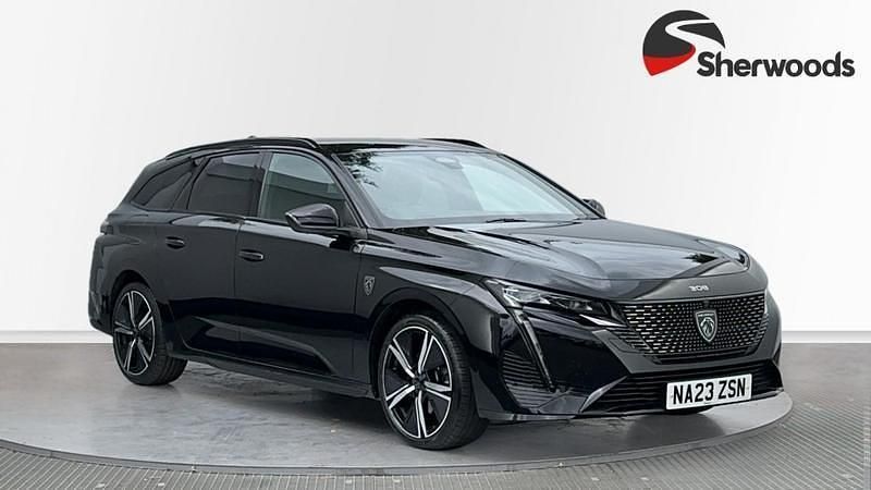 Black Used 2023 Peugeot 308 GTi Estate | £19,591 (Fair price) - Image 1/4
