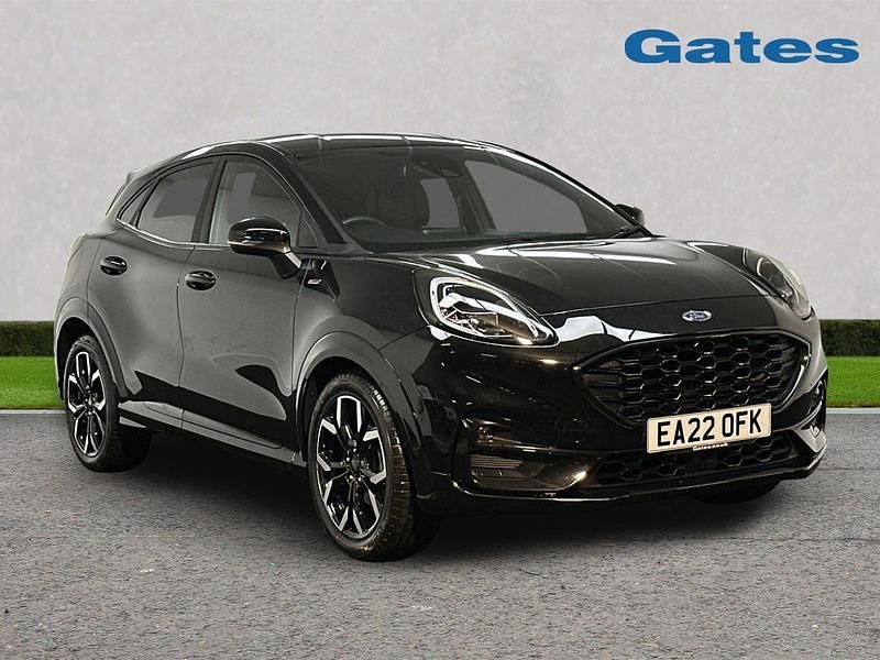 Black Used 2022 Ford Puma Gen-E ST-Line X Hatchback | £15,699 (Fair price) - Image 1/4
