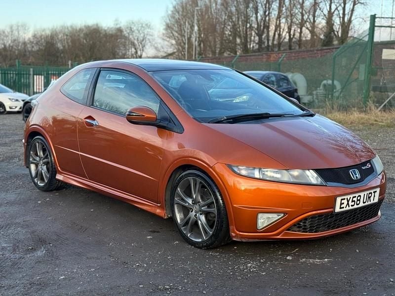 Orange Used 2008 Honda Civic Type S Hatchback | £1,390 (Expensive) - Image 1/4