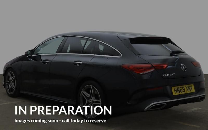 Used Mercedes CLA220 Shooting Brake AMG Line Premium 190 HP (139 kW) 2019 Black Estate
