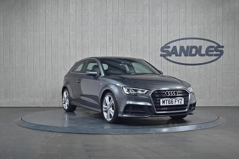 Grey Used 2016 Audi A3 S-Line Hatchback | £11,299 (Fair price) - Image 1/4