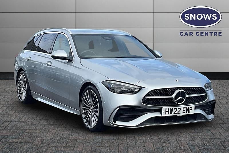 Silver Used 2022 Mercedes C200 AMG line | £25,799 - Image 1/4