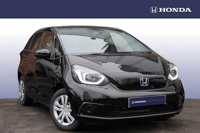 Crystal black Used 2021 Honda Jazz Hybrid Hatchback | £13,650 (Fair price) - Image 1/4