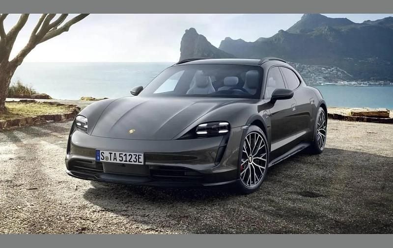 Grey Used 2022 Porsche Taycan Cross Turismo Sedan | £58,890 (Fair price) - Image 1/4
