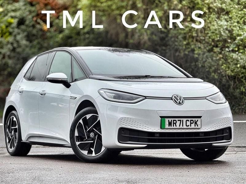 Used VW ID.3 Pro Performance 61 kW (84 HP) 2021 White Hatchback