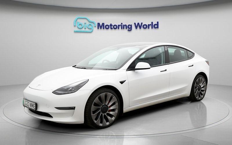 Used Tesla Model 3 Performance 461 kW (627 HP) 2023 White Sedan