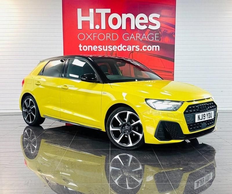 Used Audi A1 Sportback S-Line 2019 Yellow Hatchback