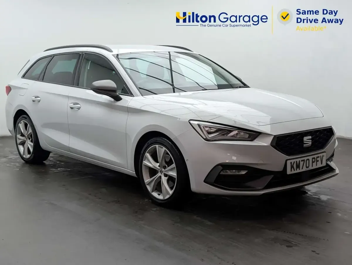 Begagnad Seat Leon FR 150 HK (110 kW) 2020 Vit Kombi