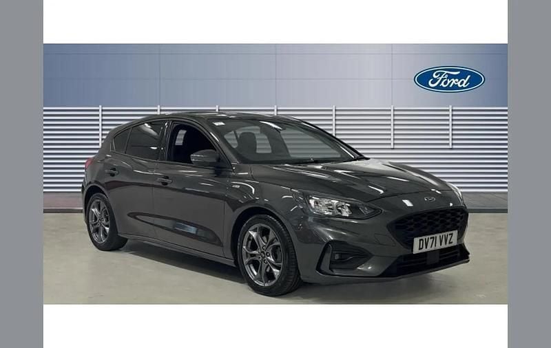 Grey Used 2021 Ford Focus ST-Line Hatchback | £14,310 (Good price) - Image 1/4