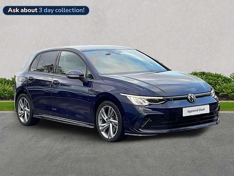 Blue Used 2020 VW Golf VIII R-line Hatchback | £18,025 (Fair price) - Image 1/4
