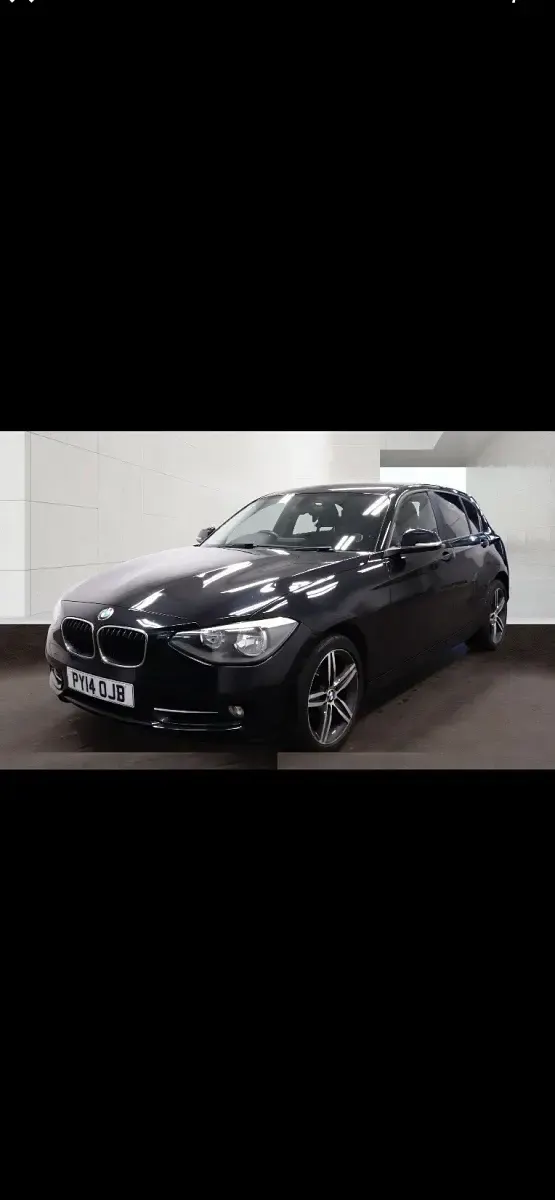 Used BMW 116 Sport Line 2014 Black Hatchback