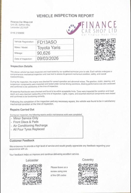 Used Toyota Yaris 99 HP (72 kW) 2013 Black Hatchback