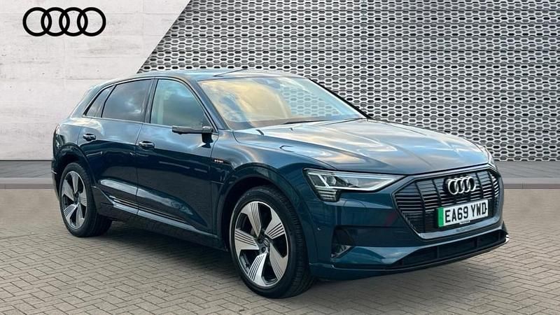 Blue Used 2019 Audi e-tron Advanced SUV | £23,390 (Expensive) - Image 1/4