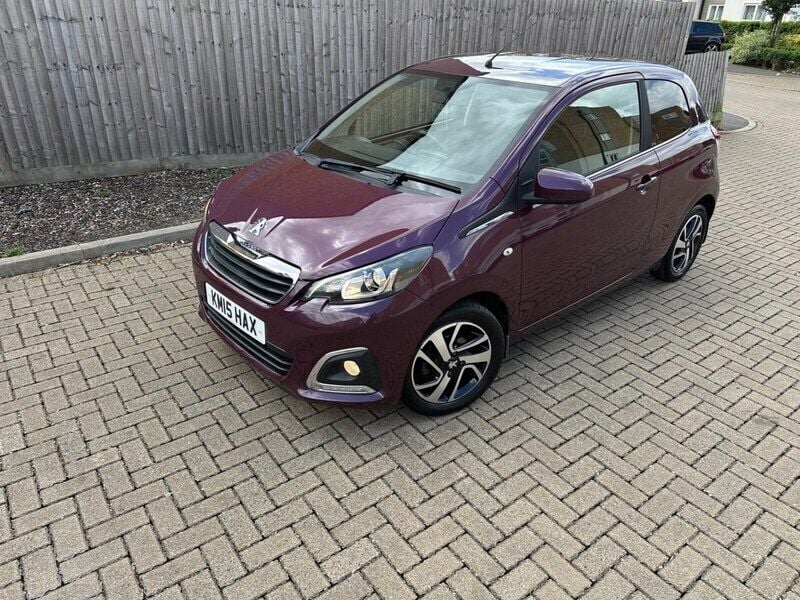Purple Used 2015 Peugeot 108 Allure Hatchback | £2,490 (Good price) - Image 1/4