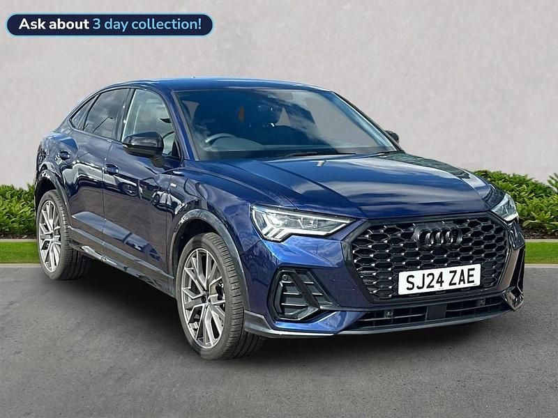 Used Audi Q3 Sportback Black Edition 150 HP (110 kW) 2024 Blue SUV