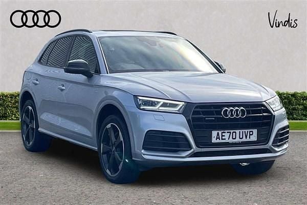 Silver Used 2020 Audi Q5 Black Edition SUV | £28,435 (Fair price) - Image 1/3