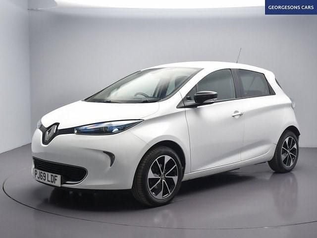 Used Renault Zoe Dynamique 80 kW (109 HP) 2019 White Hatchback