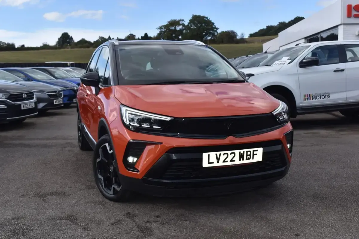 Used Vauxhall Crossland Ultimate 110 HP (80 kW) 2022 Orange SUV